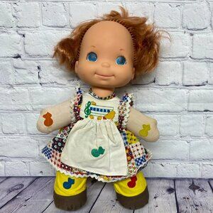 Vintage 1974 Mattel Love Notes Musical Squeeze Squeaky Doll Sweet Melody 13 Inch